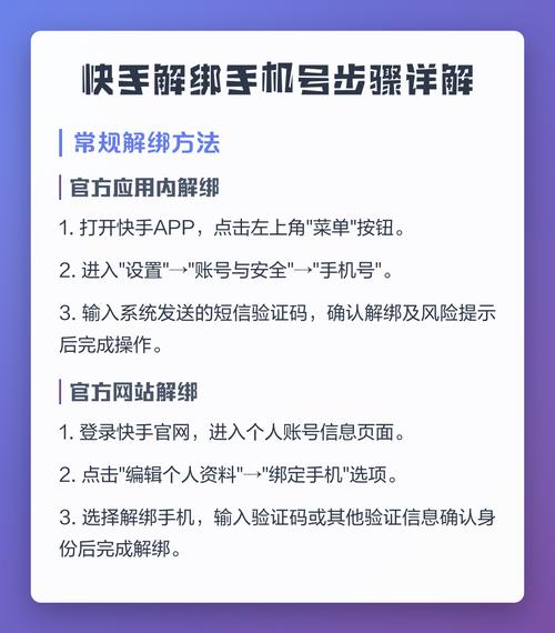 怎么解绑快手账号
