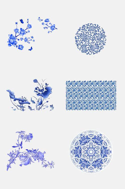 青花瓷经典花纹