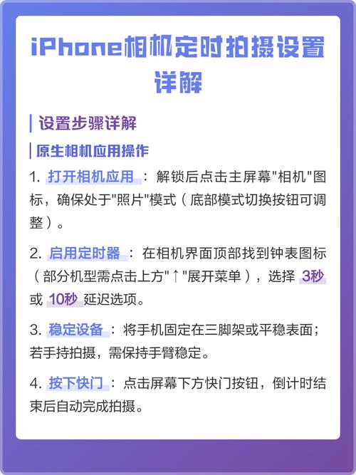 手机相机定时拍摄怎么设置图标
