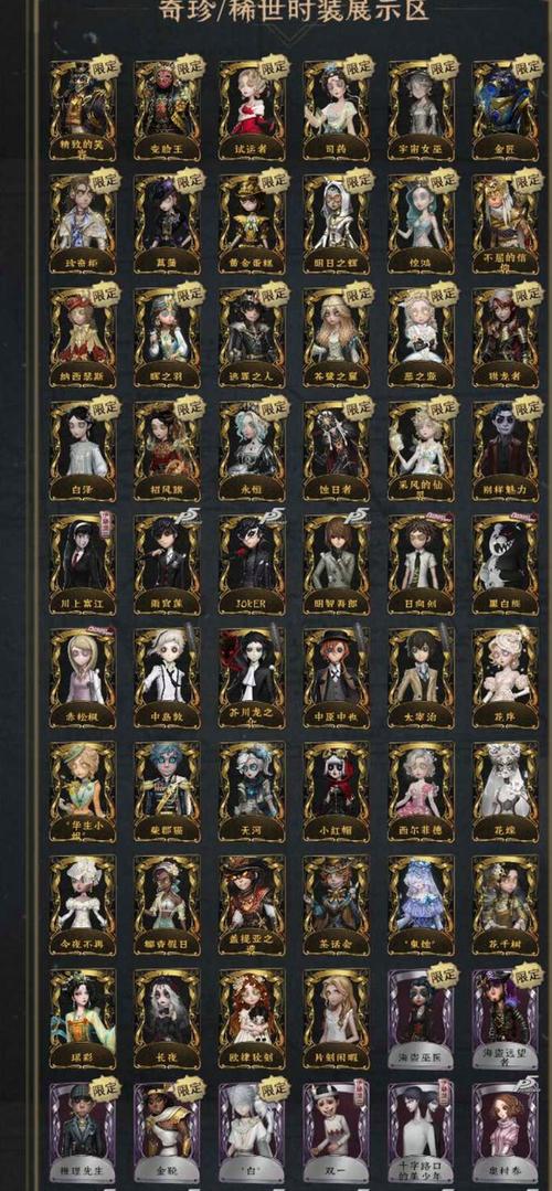 第五人格全皮肤版